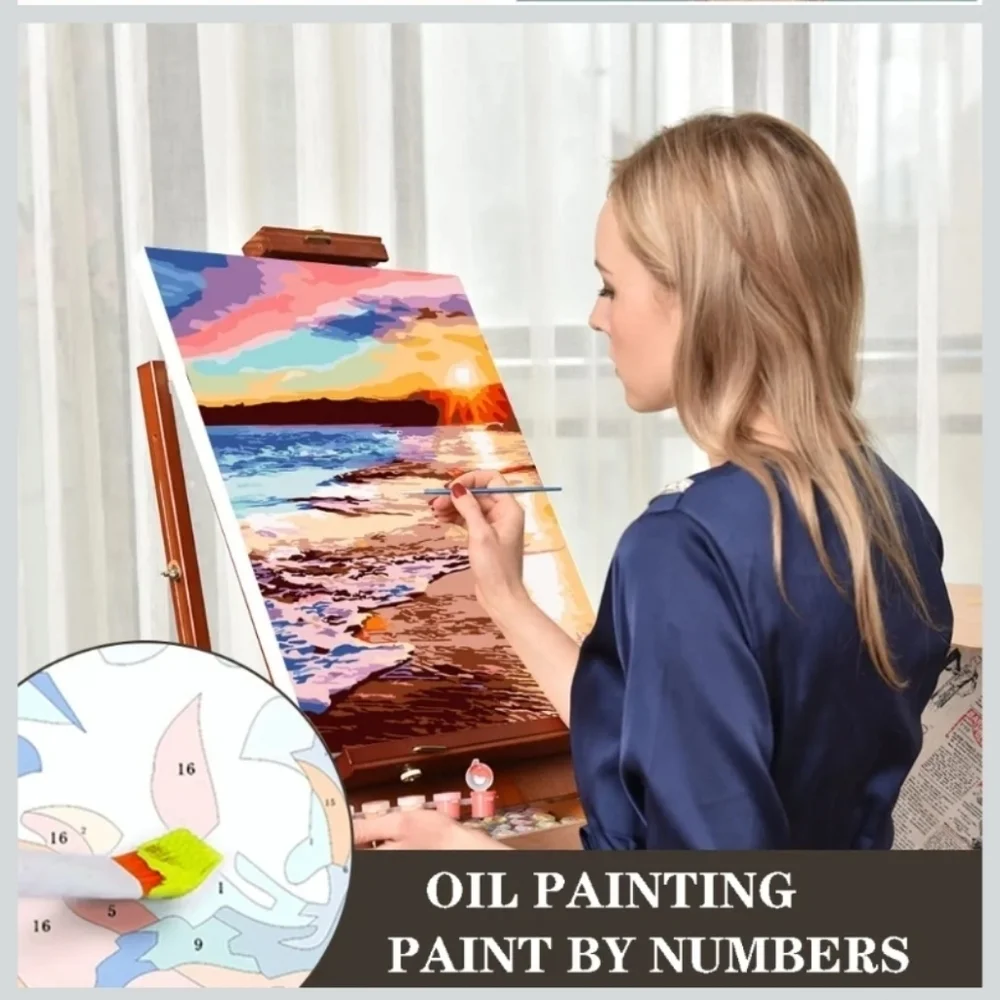 LWZAYS Paint By Numbers Kit Mountains (New)
